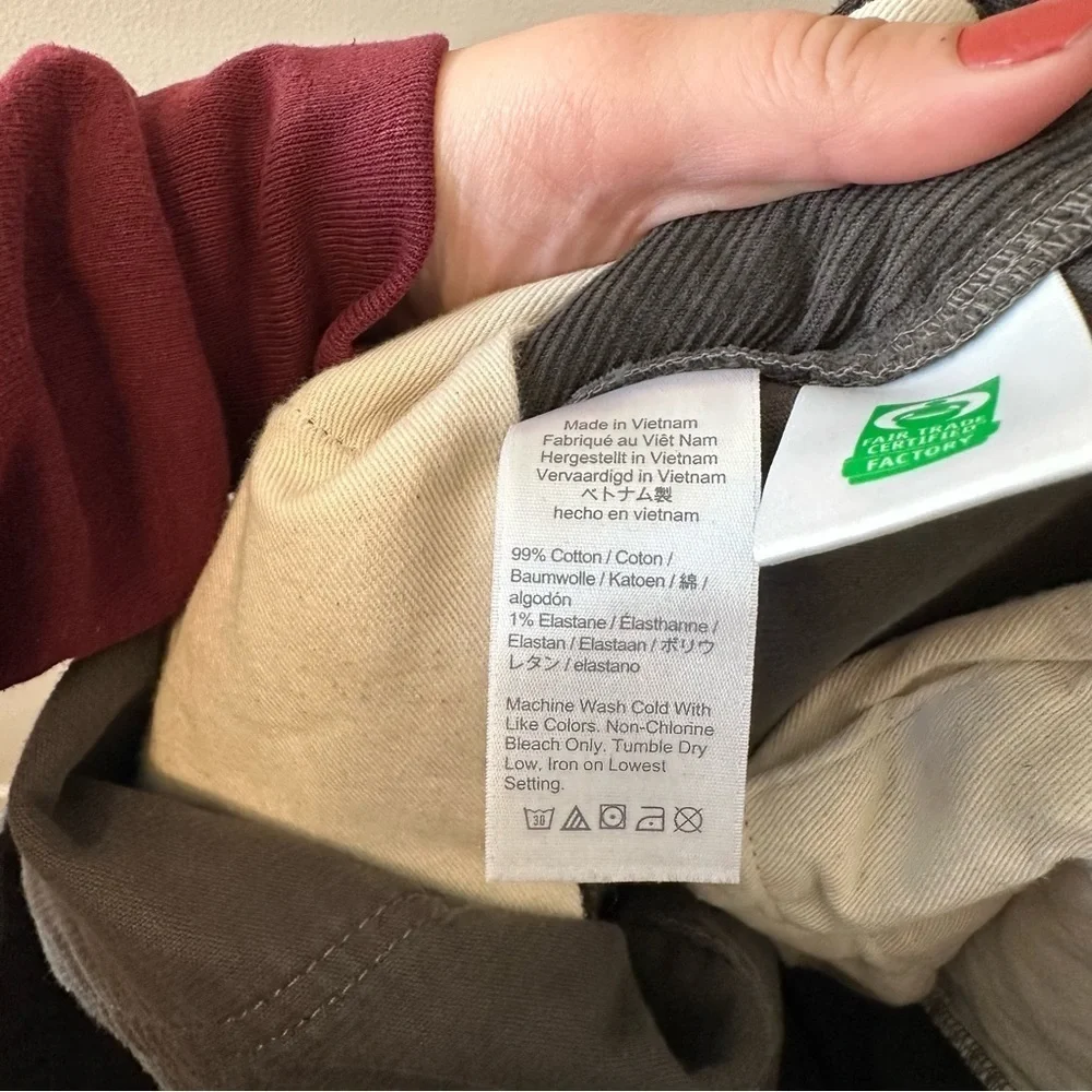 j. crew mens 770 straight leg corduroy pants in true graphite gray